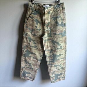 Free People Camouflage Pants